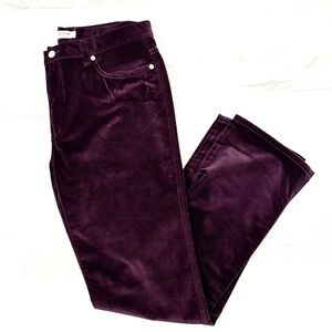 Vintage MOSCHINO Men’s Purple Velvet Jeans Size 34